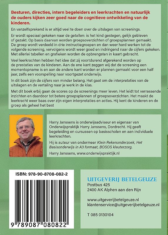 Inhoudelijke screeningsanalyse vanaf groep 3